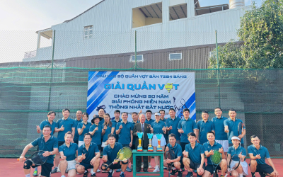 GIẢI QUẦN VỢT: CHÀO MỪNG 50 NĂM GIẢI PHÓNG MIỀN NAM THỐNG NHẤT ĐẤT NƯỚC