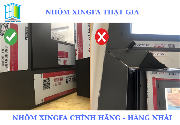Tại Sao Cần Phân Biệt Cửa Nhôm Xingfa Thật Giả?